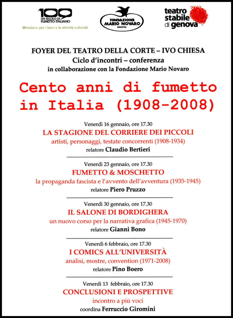 CENTO ANNI DI FUMETTO IN ITALIA 1908-2008