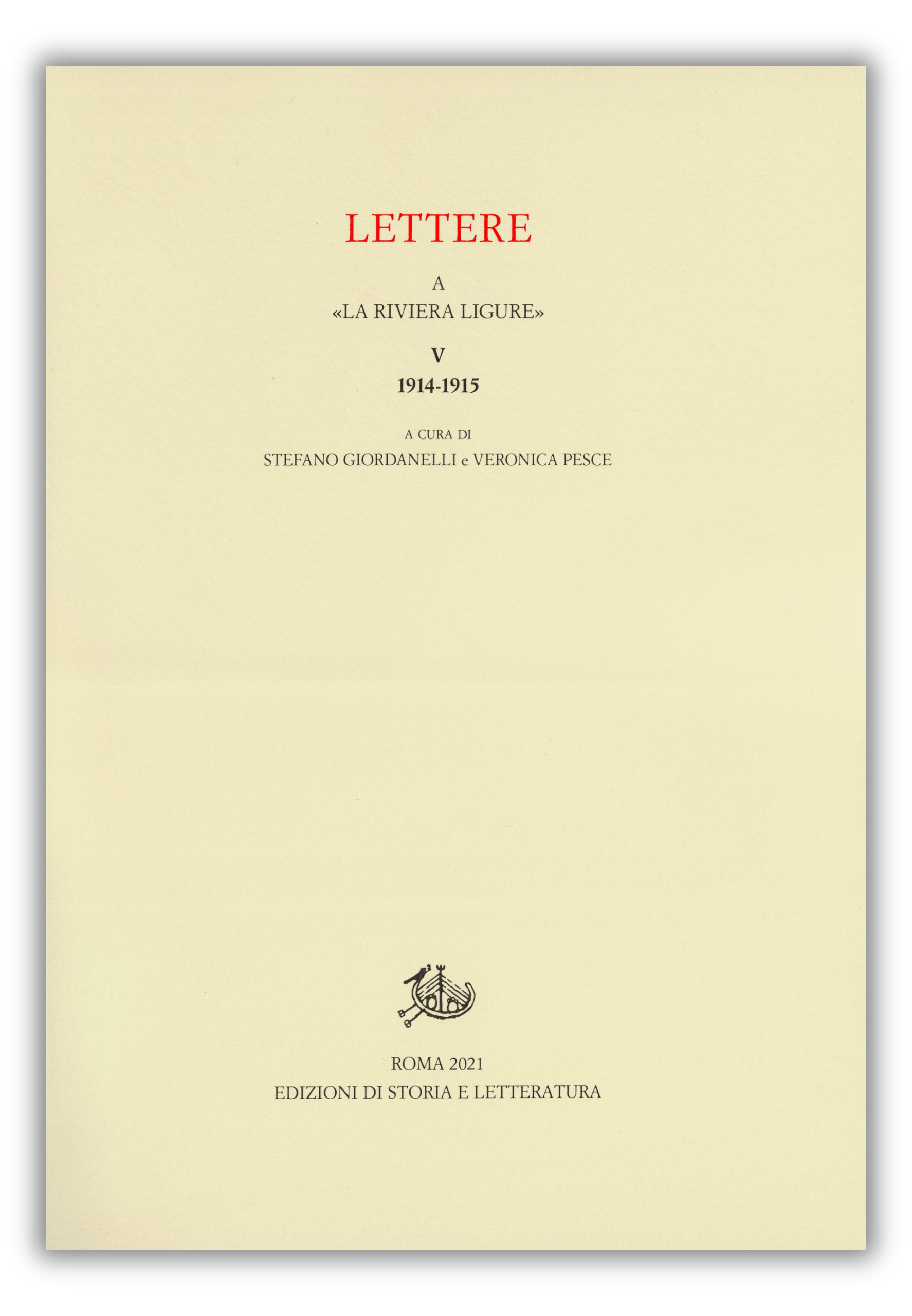 Lettere a La Riviera Ligure 5_Copertina