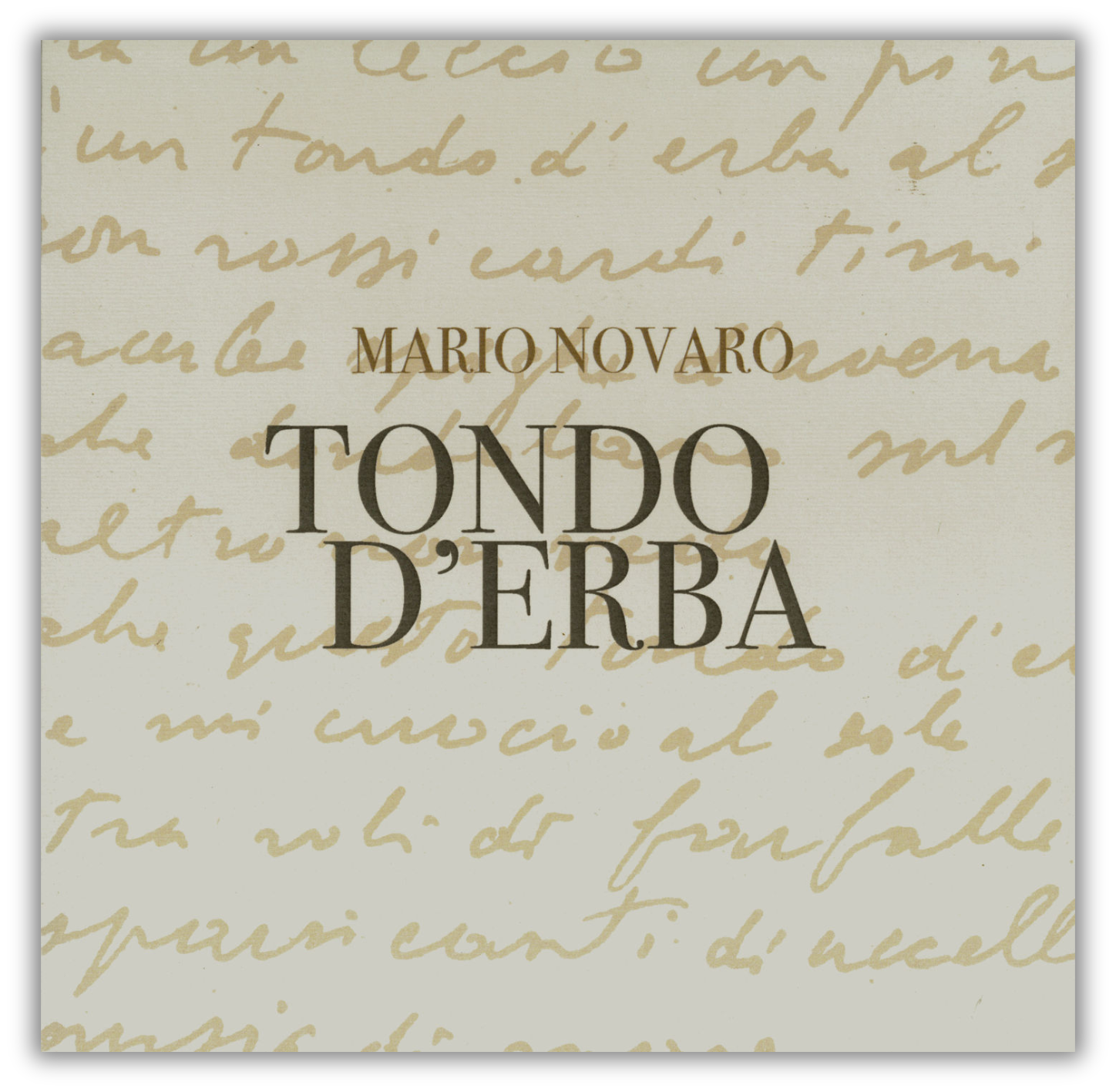 Tondo d'erba MN_Copertina