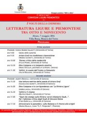 I volti della chimera_Programma